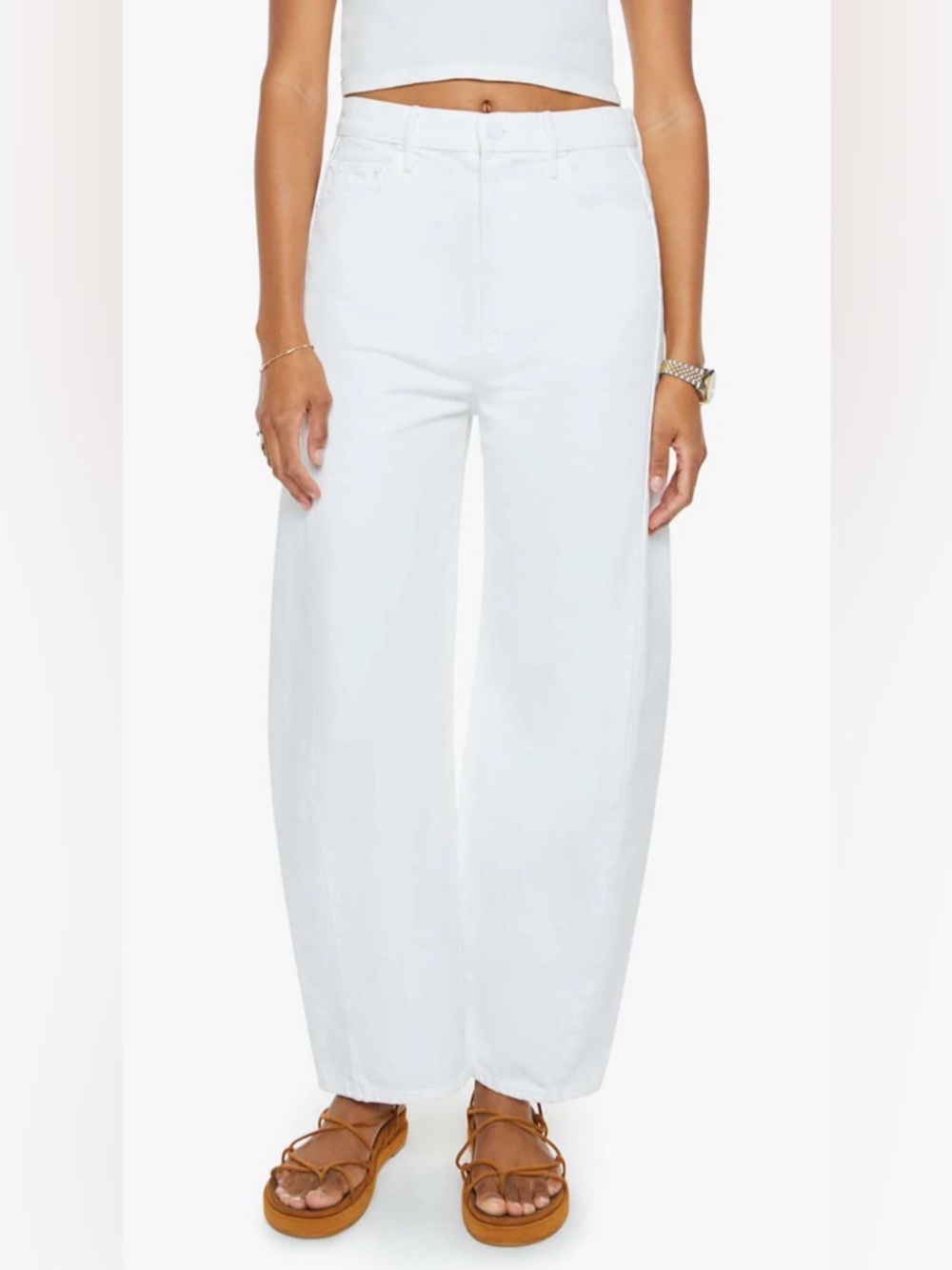 NWT Mother Superior Full Pipe Ankle Jeans - picket fence